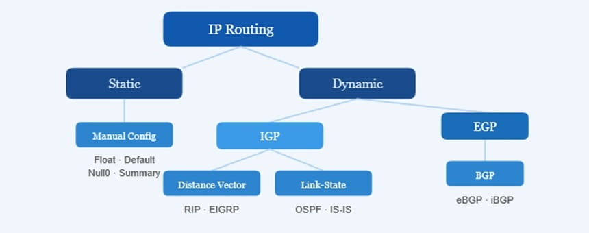 Taxonomy of routing protocols