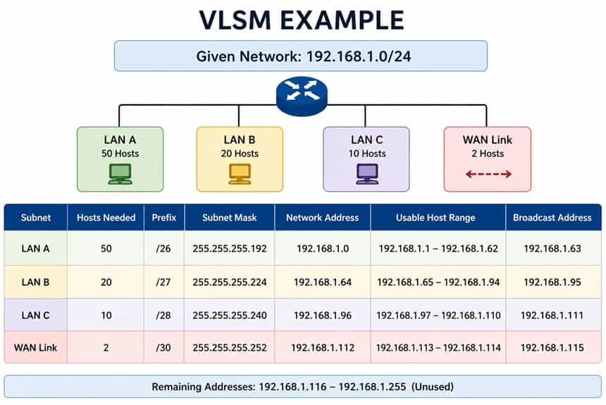 VLSM Example